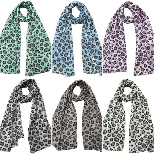 Leopard damen schal - leopard,