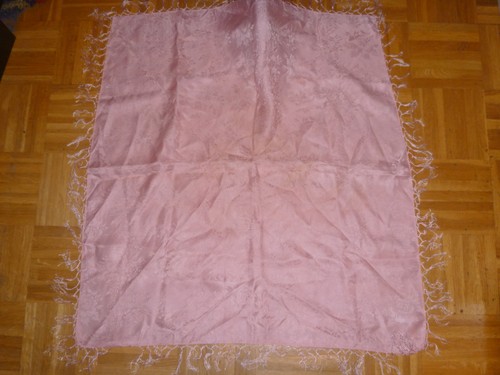 Seidentrachtentuch rosa m - ,