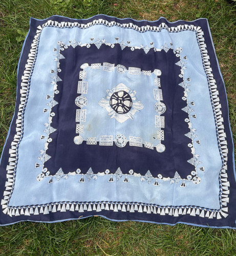 Vintage seidentuch damen schal - damen,