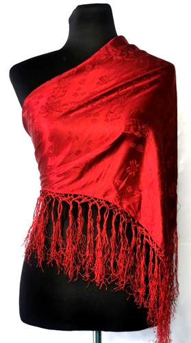 Vintage seidentuch mit - vintage,