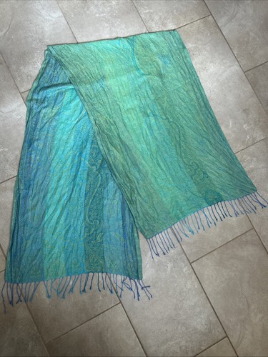 Grün blau 100 silk - 100%, seide